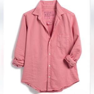 Frank & Eileen Barry button-down, Size small, Grapefruit